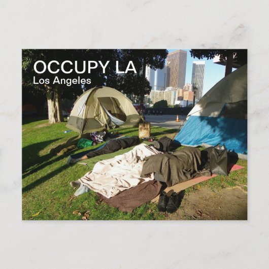 Geweldig Occupy LA Briefkaart! Briefkaart (Voorkant)
