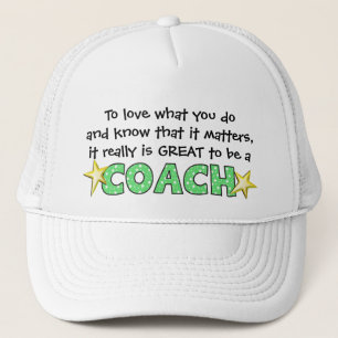 Geweldig om een COACH-muts te zijn Trucker Pet