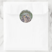 Geweldig! Onder de indruk Uil Stickers (Tas)