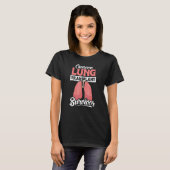 Geweldig ontwerp voor longtransplantatie-overleven t-shirt (Voorkant volledig)