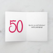 Geweldig op 50 Kaart (Binnen)