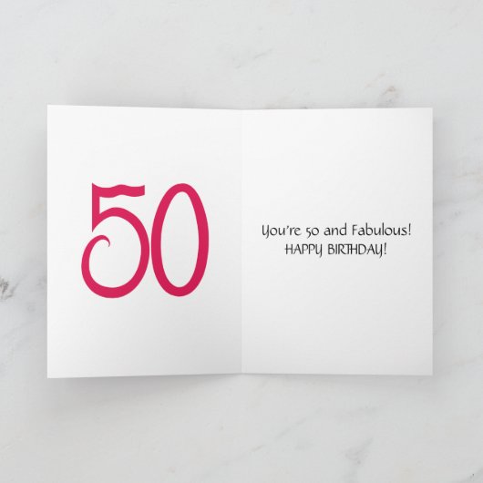 Geweldig op 50 Kaart (Binnen)