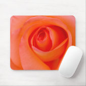 Geweldig Oranje Roos Bud Muismat (Met muis)