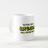 Geweldig Overal Grappig Koffiemok (Voorkant links)