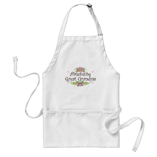 Geweldig overgrootmoeder T-shirt Standaard Schort (Voorkant)
