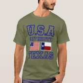 Geweldig Patriottisch Echt Texas T-shirt (Voorkant)