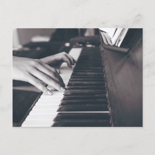Geweldig Piano-ontwerp Briefkaart (Voorkant)