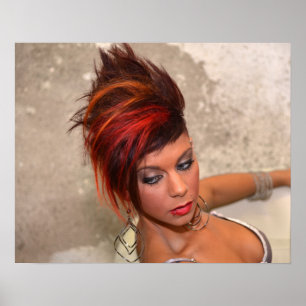 Geweldig Poster met korte tussendoorsnede