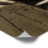 Geweldig Poster van Mammas Wine Barrel! (Hoek)