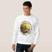 Geweldig rokerige bergen NP Volwassenen Sweatshirt (Voorkant volledig)