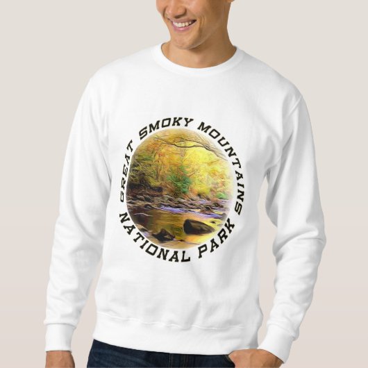 Geweldig rokerige bergen NP Volwassenen Sweatshirt (Voorkant)