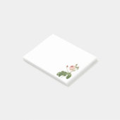 geweldig roos met kool van Redouté Post-it® Notes (Schuin)