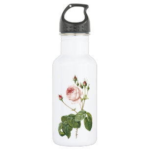 geweldig roos met kool van Redouté Waterfles