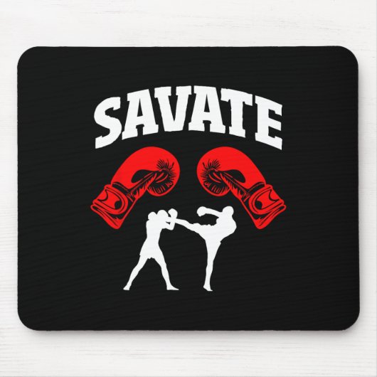 Geweldig Savate Boksen Design Trap Mma Kickboksen  Muismat (Voorkant)