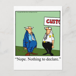 Geweldig sigaar cadeau met een gevoel van Humor! Briefkaart