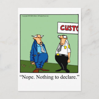 Geweldig sigaar cadeau met een gevoel van Humor! Briefkaart