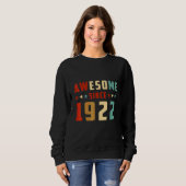 Geweldig sinds 1922 Verjaardag Trui (Voorkant volledig)