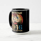 Geweldig Sinds 1946 Retro 80ste Verjaardag Vrouwen Mok (Voorkant links)