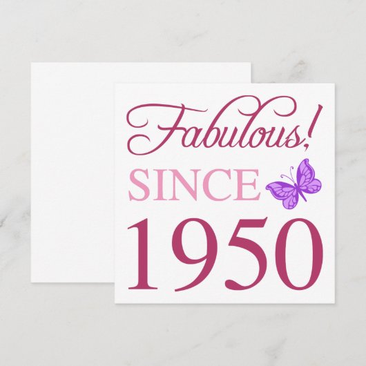 geweldig sinds 1950 (Voorkant / Achterkant)