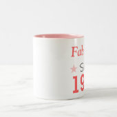 geweldig sinds 1958 tweekleurige koffiemok (Center)