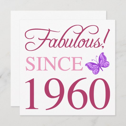 geweldig sinds 1960 (Voorkant / Achterkant)