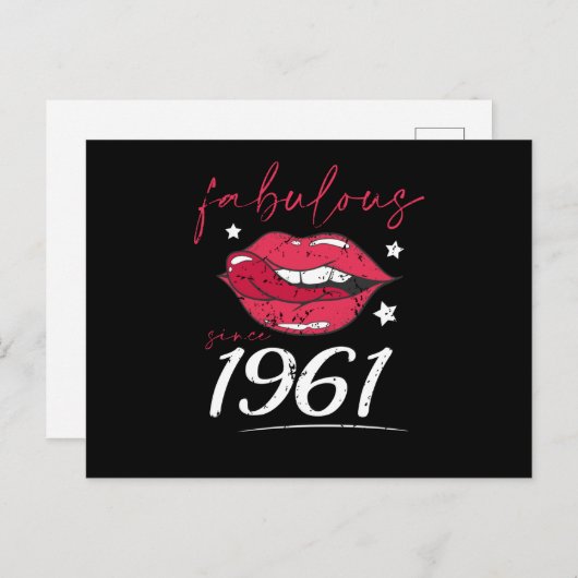 Geweldig sinds 1961 briefkaart (Voorkant / Achterkant)