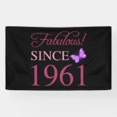 geweldig sinds 1961 spandoek (Horizontaal)