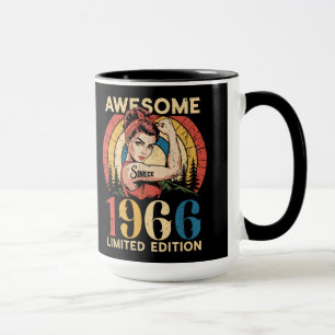 Geweldig sinds 1966 Retro 60e verjaardag voor vrou Mok