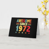 Geweldig sinds 1972 kaart (Gele Bloem)