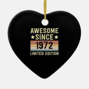 Geweldig sinds 1972 Verjaardag Keramisch Ornament