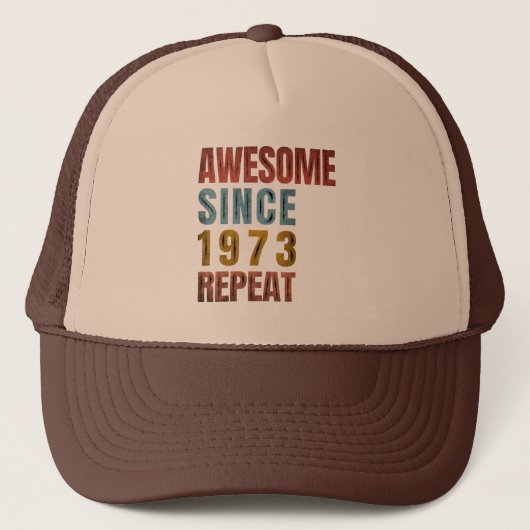 GEWELDIG SINDS 1973 HERHALEN TRUCKER PET (Voorkant)