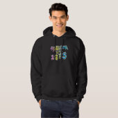 Geweldig sinds 1975 Graffiti Motief Hoodie (Voorkant volledig)