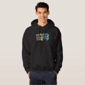Geweldig sinds 1975 Graffiti Motief Hoodie (Voorkant volledig)