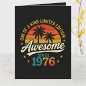 Geweldig sinds 1976 Uniek Kaart (Gele Bloem)