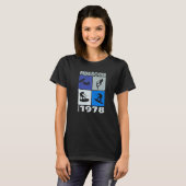 Geweldig sinds 1978 Wakeboard levensstijl T-shirt (Voorkant volledig)
