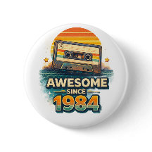Geweldig Sinds 1984 Retro Cassettebandje Vintage 8