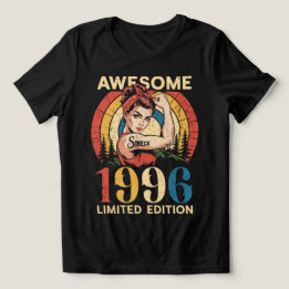 Geweldig sinds 1996 Retro 30e verjaardag voor vrou Tri-Blend Shirt