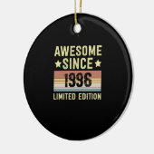 Geweldig sinds 1996 Verjaardag Keramisch Ornament (Links)