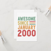 Geweldig sinds 2000 20ste verjaardag vintage cadea kaart (Voorkant / Achterkant in situ)