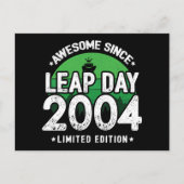 Geweldig sinds 2004 Schrikkeldag 29 Februari Verja Briefkaart (Voorkant)