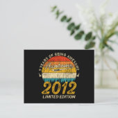 Geweldig Sinds 2012 Limited Edition Verjaardagscad Briefkaart (Staand voorkant)