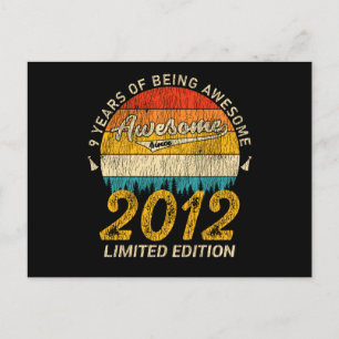 Geweldig Sinds 2012 Limited Edition Verjaardagscad Briefkaart