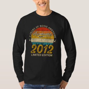 Geweldig Sinds 2012 Limited Edition Verjaardagscad T-shirt