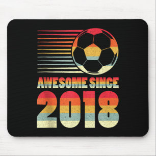 Geweldig sinds 2018 Voetbal 8e verjaardag Tank Top Muismat