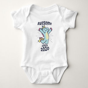 Geweldig sinds 2020 - Kinderverjaardag Eenhoorn Romper