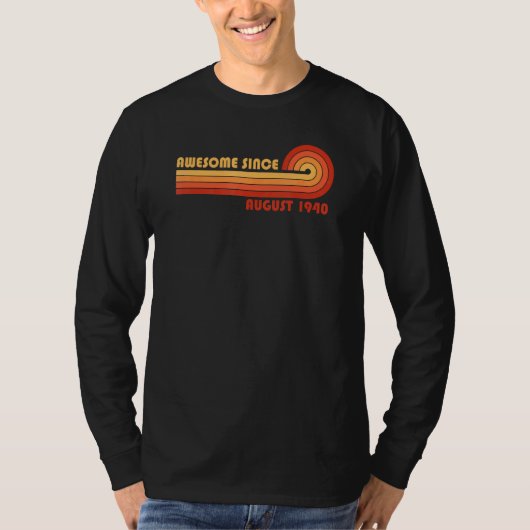Geweldig sinds augustus 1940 t-shirt (Voorkant)