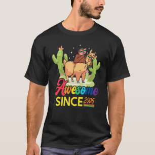 Geweldig sinds geboortejaar schaap verjaardag luia t-shirt