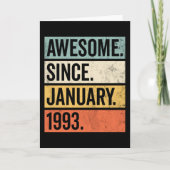 Geweldig sinds januari 1993 Verjaardag Kaart (Voorkant)