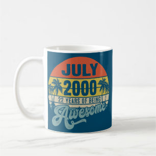 Geweldig sinds juli 2000 22 jaar oud 22ste koffiemok