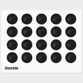 Geweldig sinds juli 2022 Grappige 3e verjaardag Ronde Sticker (Vel)